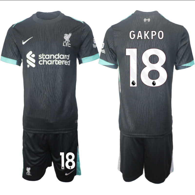 Men 2024-2025 Club Liverpool away Black 18 Soccer Jersey